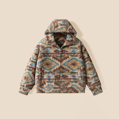 Boys Quilted Sherpa Pullover Fashion and Warm Jacket