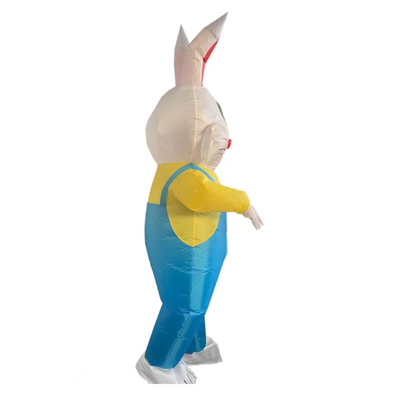 Disfraz hinchable de conejo para adulto, unisex, disfraz inflable de Pascua para cosplay