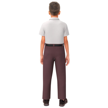 Kids Inside Out Anger Costume Emotion Anger Cosplay T-shirt Pants and Tie Suit Boys Halloween Costume