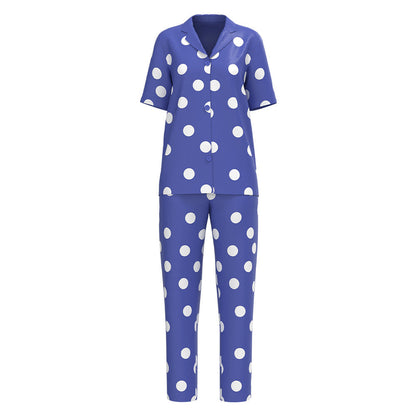 Ensemble pyjama 2 pièces Vice-versa : dégoût, joie, envie, peur et colère – Haut de pyjama et pantalon en soie douce