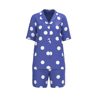 Ensemble pyjama 2 pièces Vice-versa : dégoût, joie, envie, peur et colère – Haut de pyjama et pantalon en soie douce
