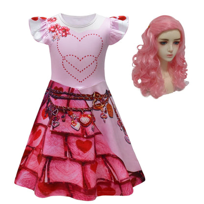 L'Ascension de la tenue rouge de Bridget, la robe rose de la Princesse, le costume de la Reine de Cœur