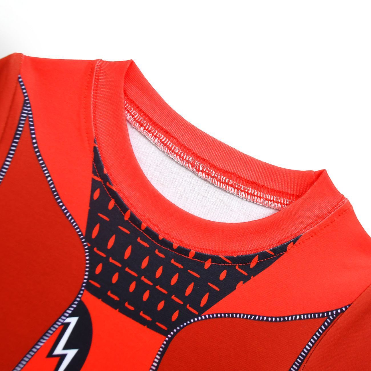 Ensemble T-shirt et jupe enfant princesse rouge tenue Fille de la Reine de Cœur