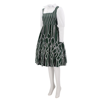 Wicked Witch Fairy Nessarose Dress Costume Women's Movie Nessarose Cosplay Costume