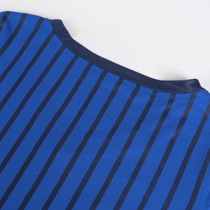 Blue Teikoku Anri Costume Cheerleaders Tops Skirt for Women Girl Halloween Party Cosplay Costume