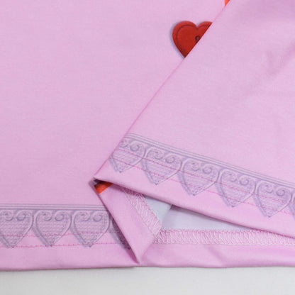 Enfants La Reine de Cœur Vêtements de Nuit Bridget Hauts et Pantalons Décontractés Ensemble 2 Pièces Pyjama Fille