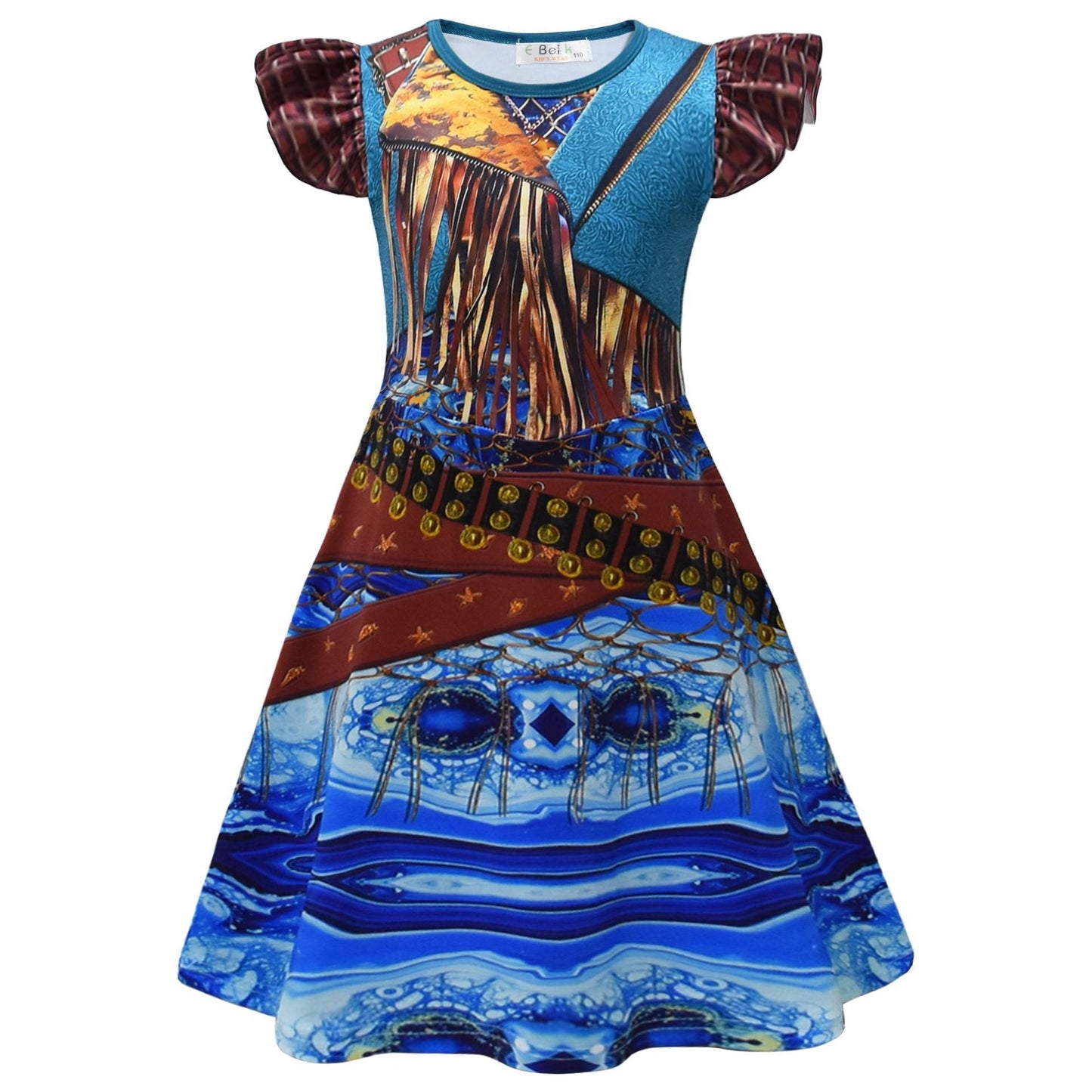 Vestido de Uma para niña El ascenso del rojo, disfraz de cosplay para fiesta de disfraces