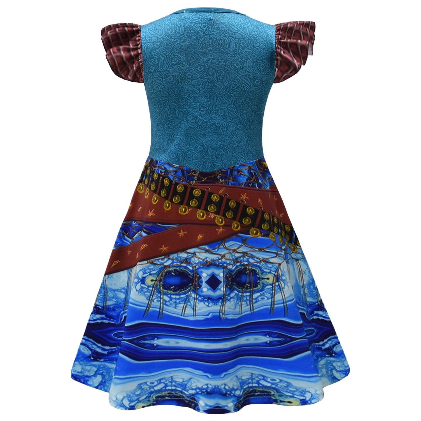 Vestido de Uma para niña El ascenso del rojo, disfraz de cosplay para fiesta de disfraces