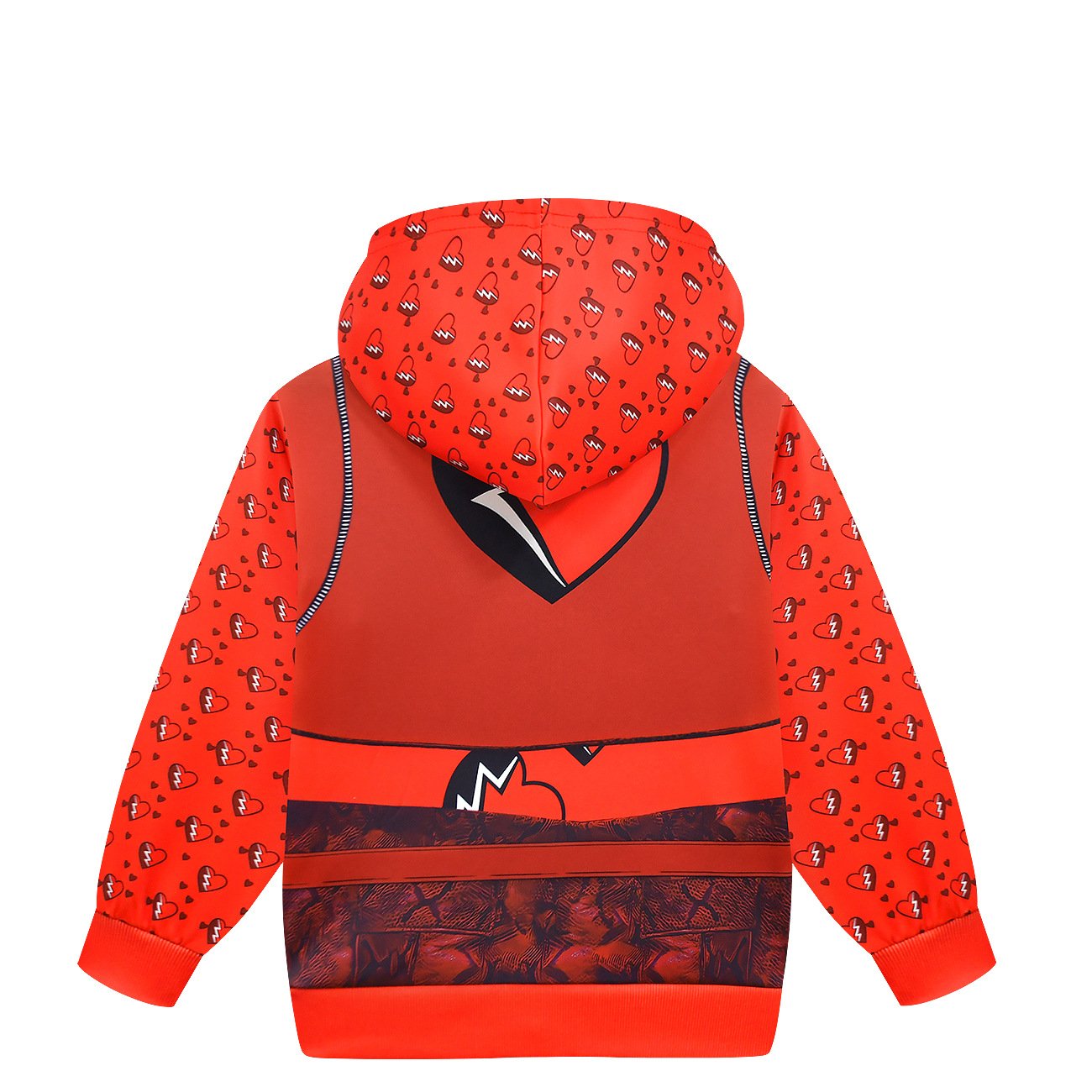 Ensemble sweat à capuche et pantalon rouges Princesse pour enfants La montée du survêtement à capuche rouge pour un usage quotidien