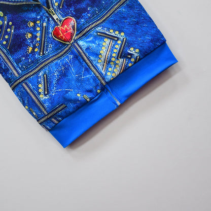 Sweat-shirt à capuche zippé en polaire chaud Evie pour enfants, hauts à la mode pour le quotidien