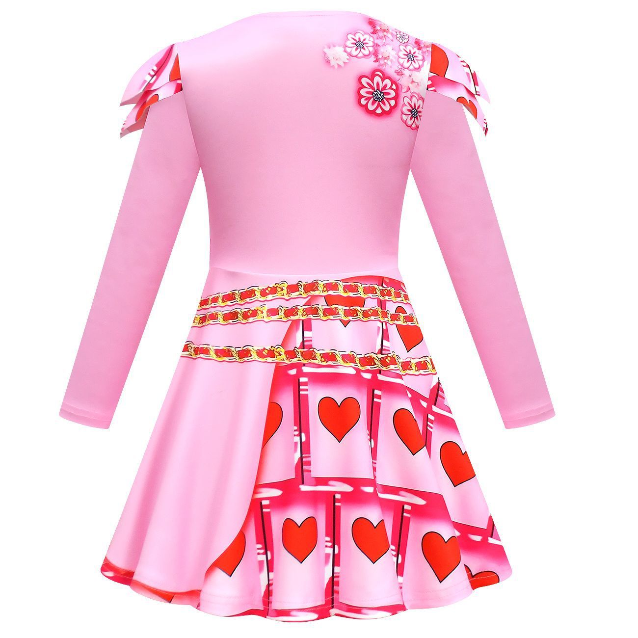 Déguisement Reine de Cœur pour enfants La Montée de la Princesse Rouge Bridget Tenues Cosplay
