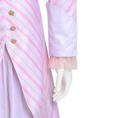 Wicked Movie Glinda Costume The Good Witch Costume Coat Shirt Dress Set