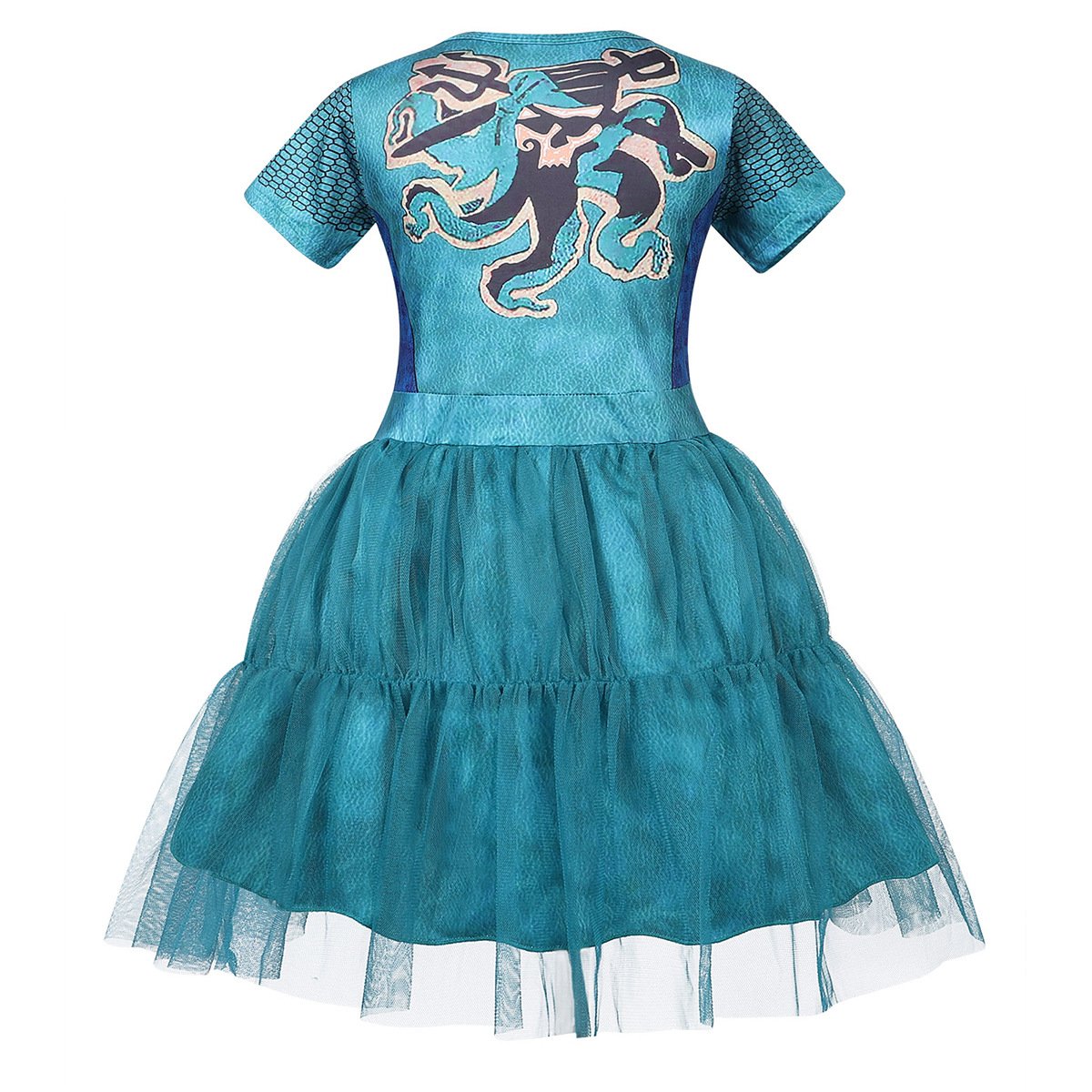 Robe de princesse en tulle et maille pour enfants Uma - Déguisement d'Halloween pour filles