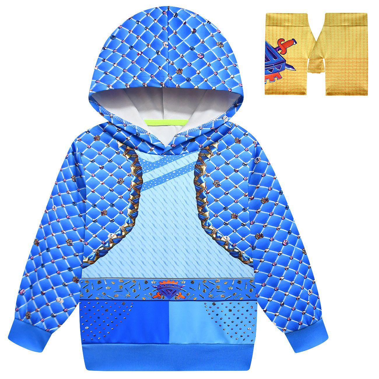 Disfraz de sudadera con capucha encantadora de Chloe para niños para fiesta de disfraces