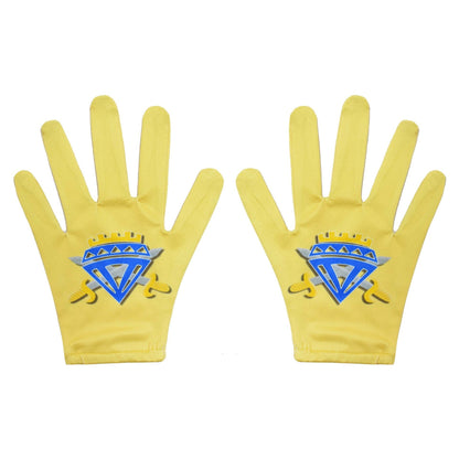 Disfraz de Chloe Charming para niñas con guantes, conjunto rojo y azul de Rise para carnaval