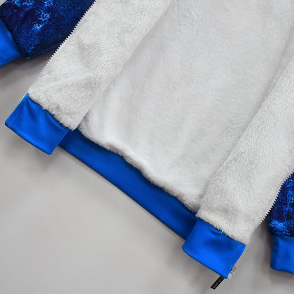Sweat-shirt à capuche zippé en polaire chaud Evie pour enfants, hauts à la mode pour le quotidien
