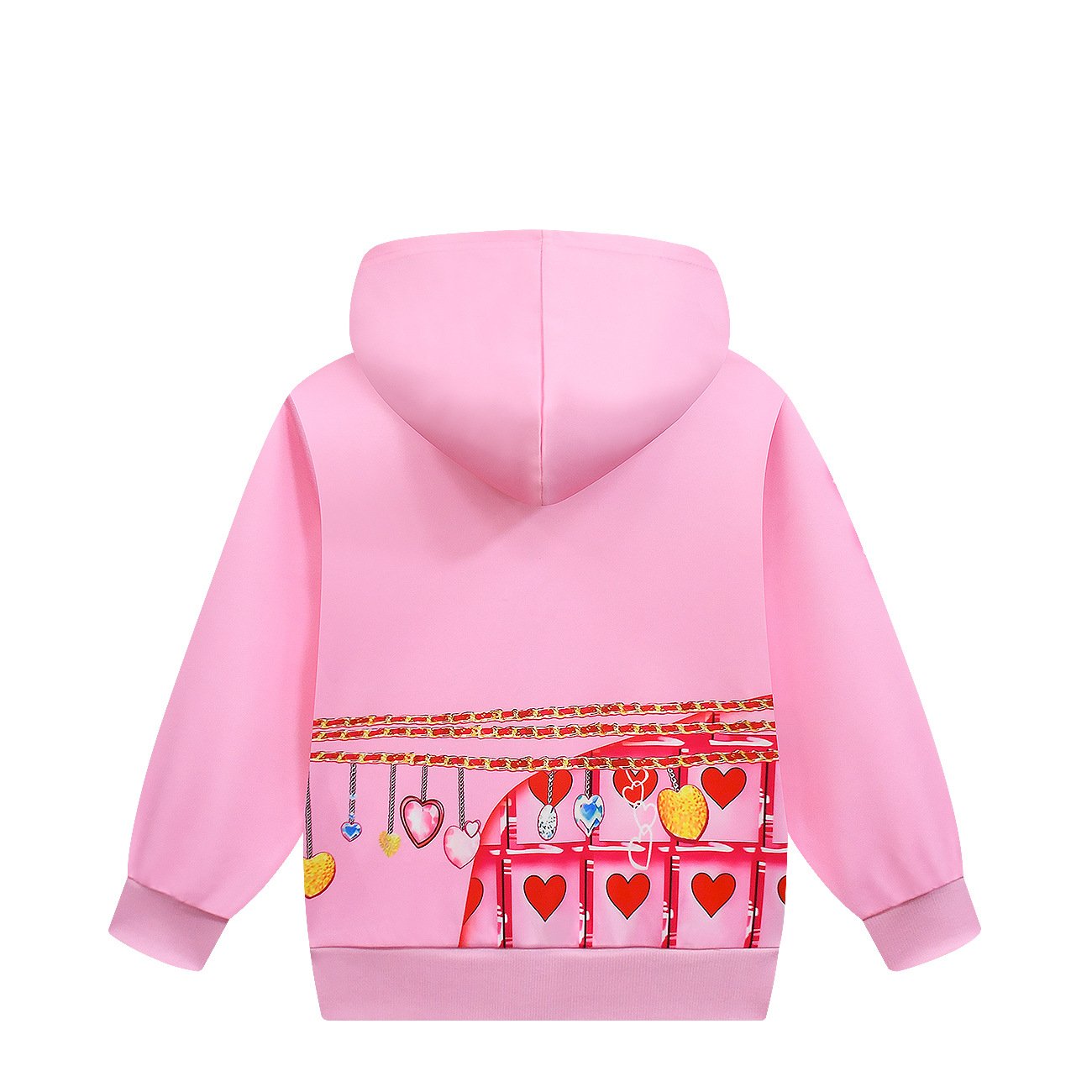 Filles La Reine de Cœur Tenue Bridget Sweat-shirt à capuche zippé Pantalon et accessoires pour Cosplay
