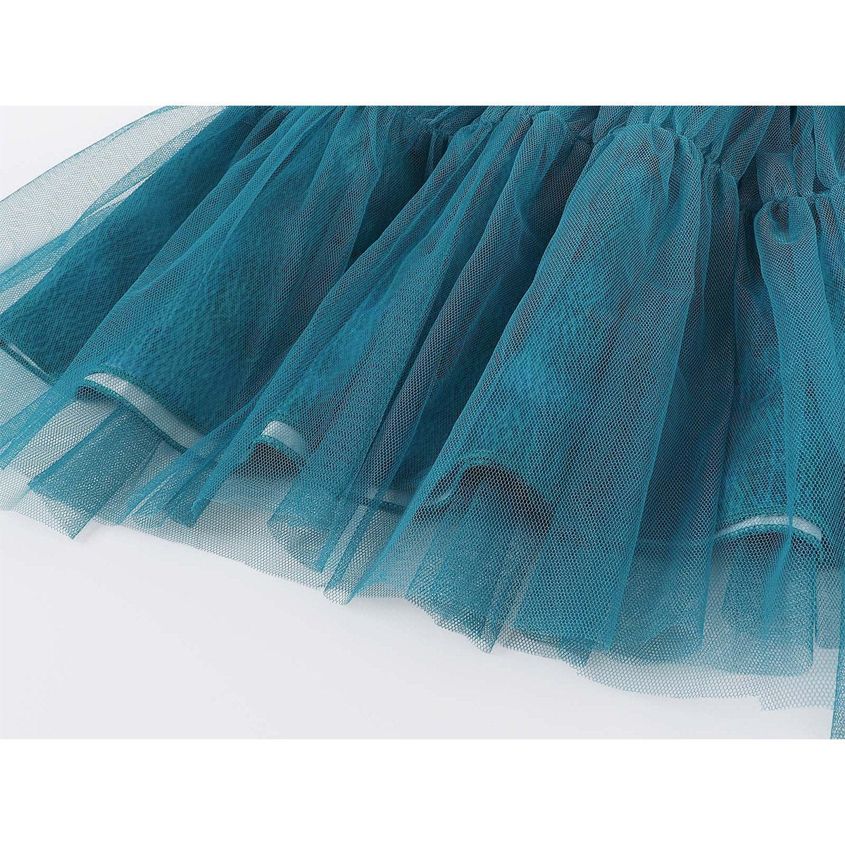 Robe de princesse en tulle et maille pour enfants Uma - Déguisement d'Halloween pour filles