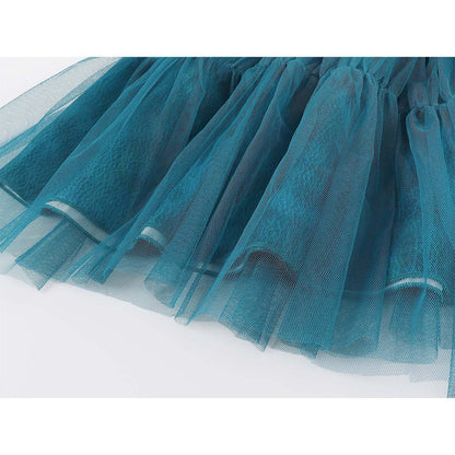 Robe de princesse en tulle et maille pour enfants Uma - Déguisement d'Halloween pour filles