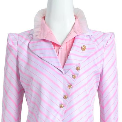 Wicked Movie Glinda Costume The Good Witch Costume Coat Shirt Dress Set
