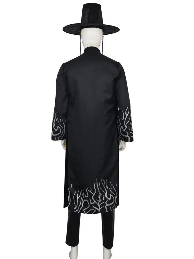 KPop Black Stage Outfit  “Your Idol” Performance Full Set For Boys and Men Party Cosplay Costume