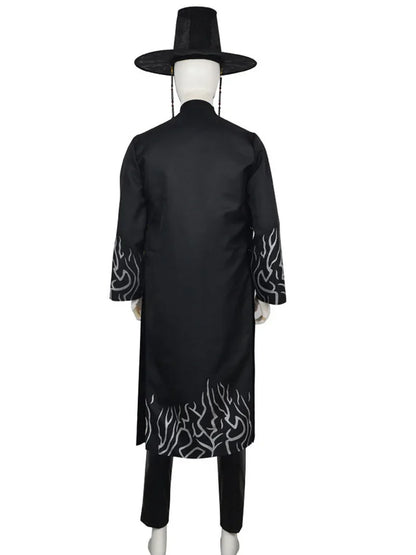 KPop Black Stage Outfit  “Your Idol” Performance Full Set For Boys and Men Party Cosplay Costume