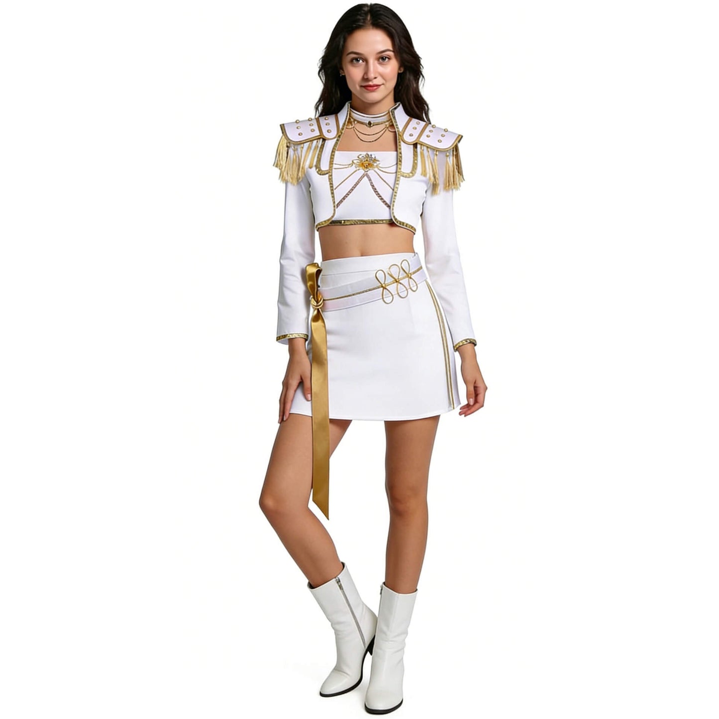 KPop Mira Costume Deluxe PU Leather "What It Sound Like" Mira Cosplay Outfit
