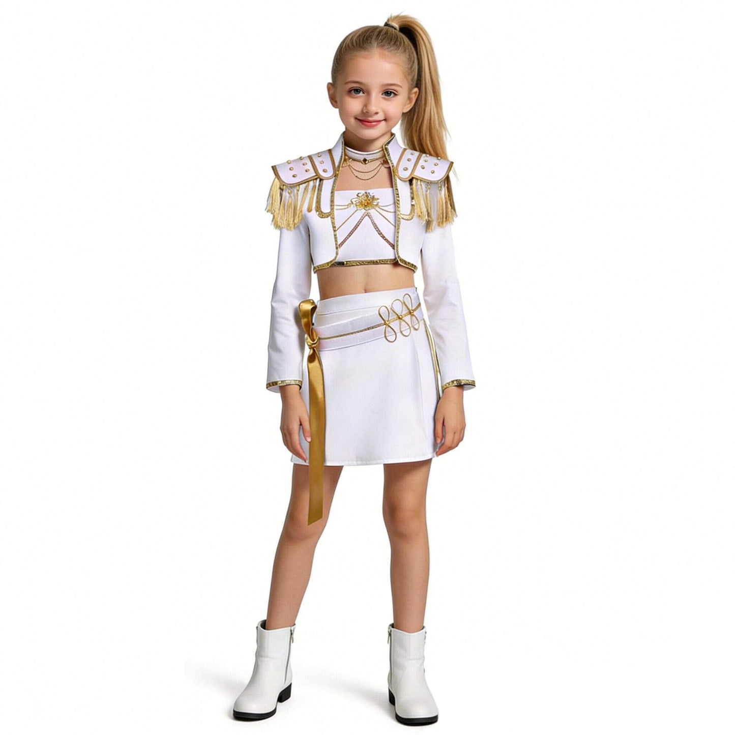 KPop Mira Costume Deluxe PU Leather "What It Sound Like" Mira Cosplay Outfit