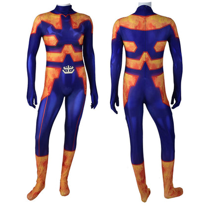 Kids Teens Endeavor Cosplay Costume Hero Jumpsuit for Dress Up and Halloween