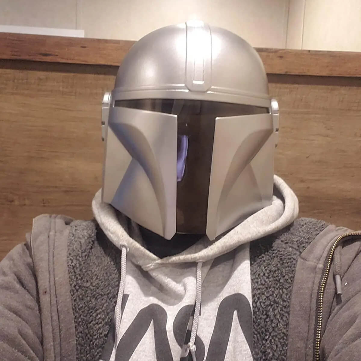 Premium Mando helmet The Most Formidable Bounty Hunter The Mandalorian Helmet
