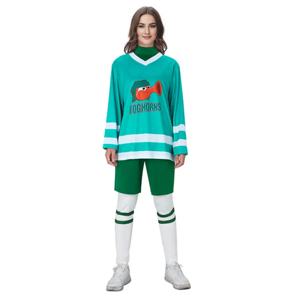 Inside Out 2 Riley Andersen Costume Ice Hockey Long Sleeve Shirt Fog Horns Sweatshirt