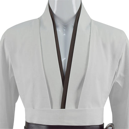 Adult Jedi Robe Obi Wan Kenobi Tunic Cosplay Uniform Hooded Cloak Full Jedi Costume