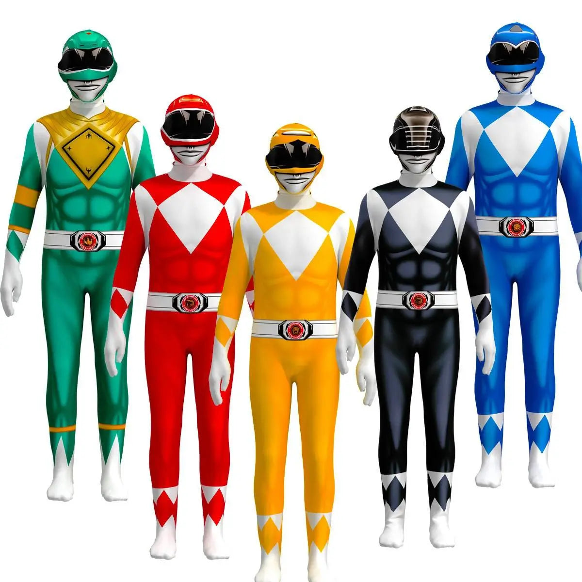 Power Ranger Costume All Dragon Themed Power Ranger Outfit with Helmet