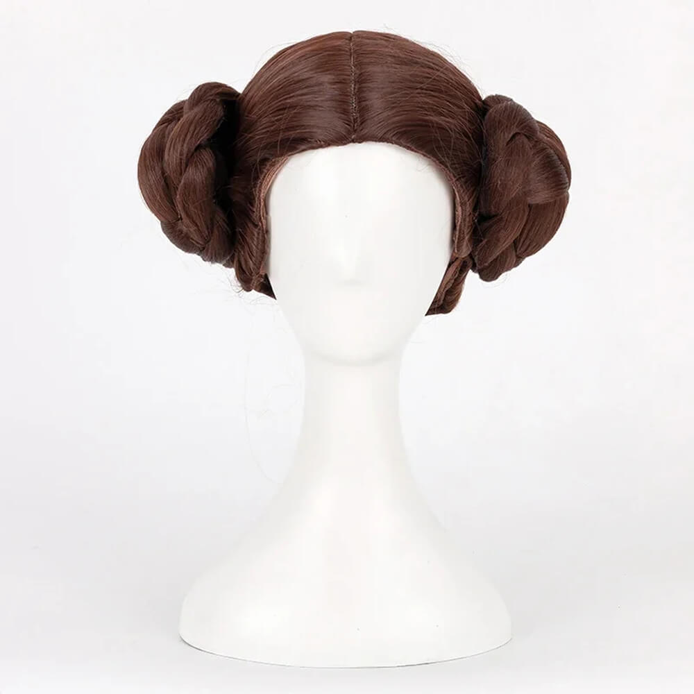 Déguisement Princesse Leia Femme Robe Longue Blanche à Capuche Tenue de Cosplay Leia Organa du Film