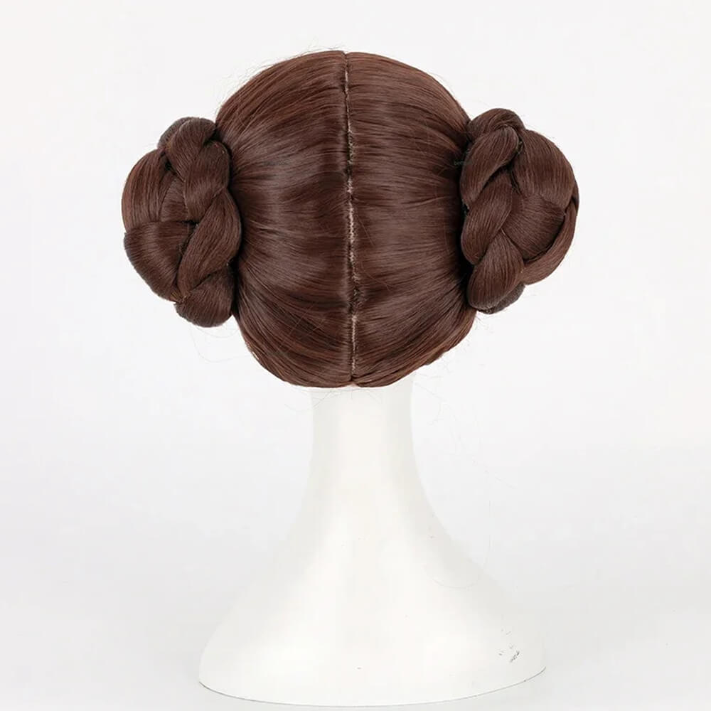 Déguisement Princesse Leia Femme Robe Longue Blanche à Capuche Tenue de Cosplay Leia Organa du Film