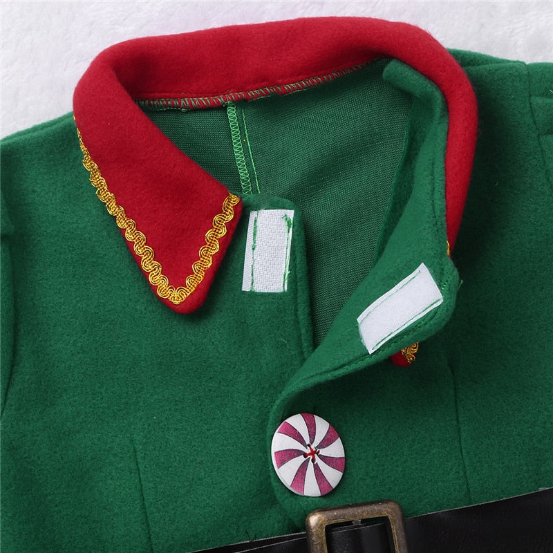 Sunbaby Family Christmas Elf Costume Holiday Elf Matching Outfit
