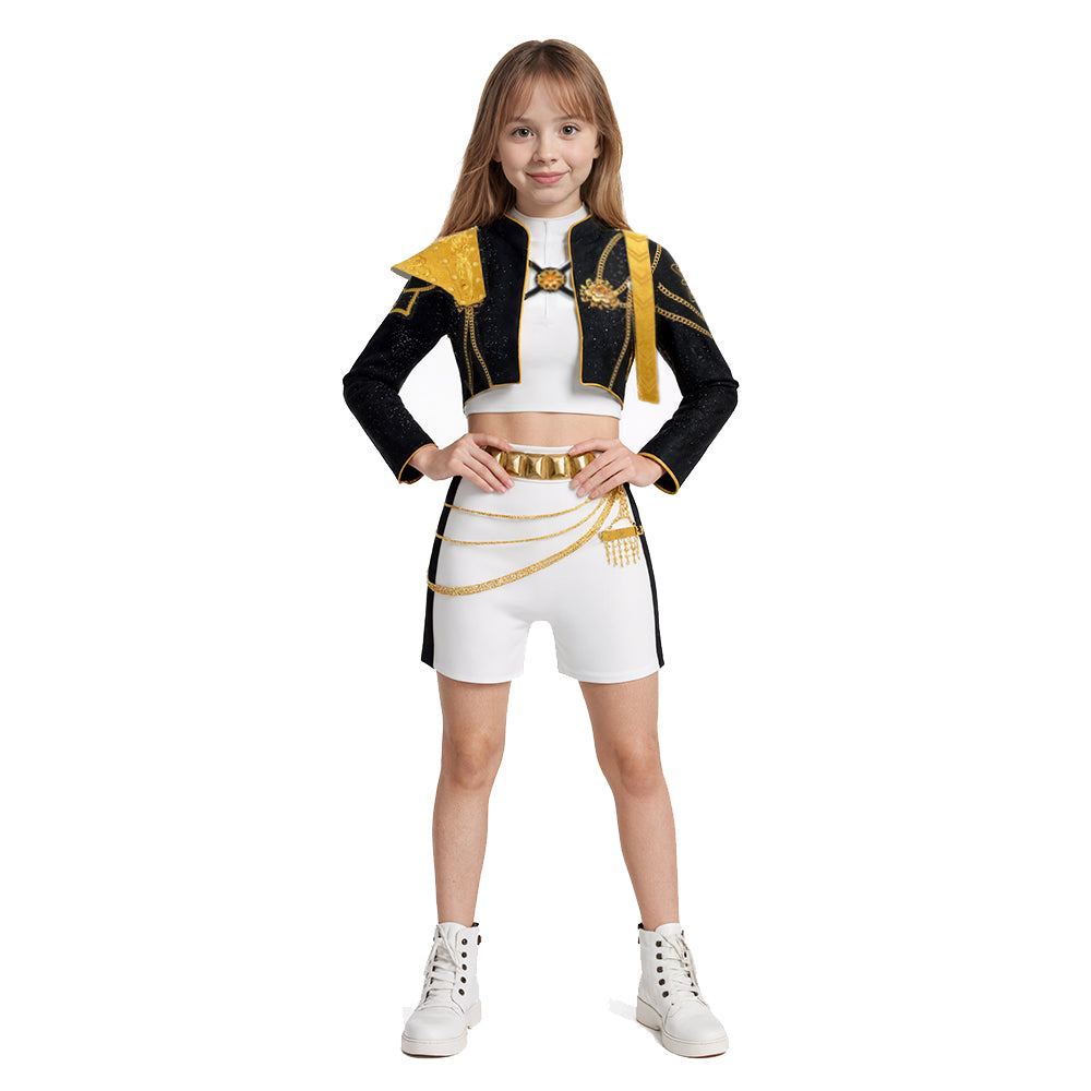 Kpop Rumi Costumes Golden Stage Dance Outfit Halloween Party Dress Up