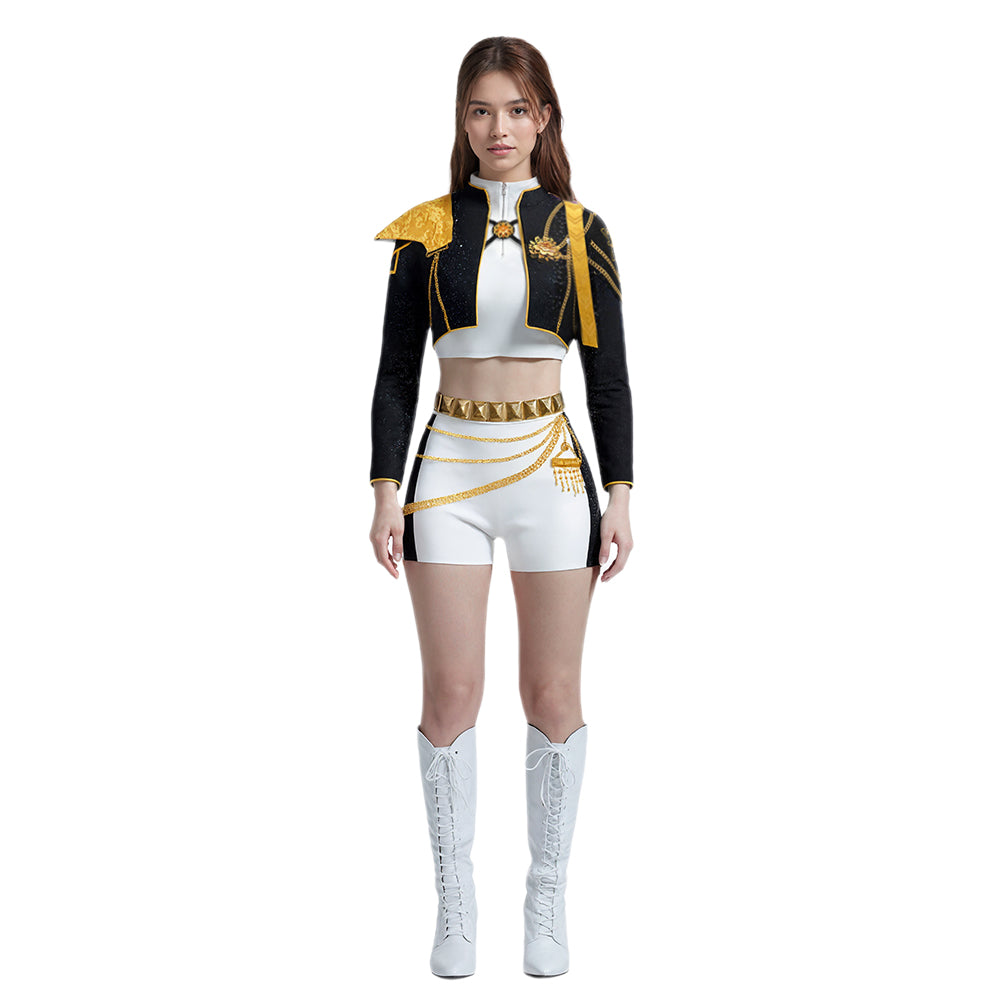 Kpop Rumi Costumes Golden Stage Dance Outfit Halloween Party Dress Up