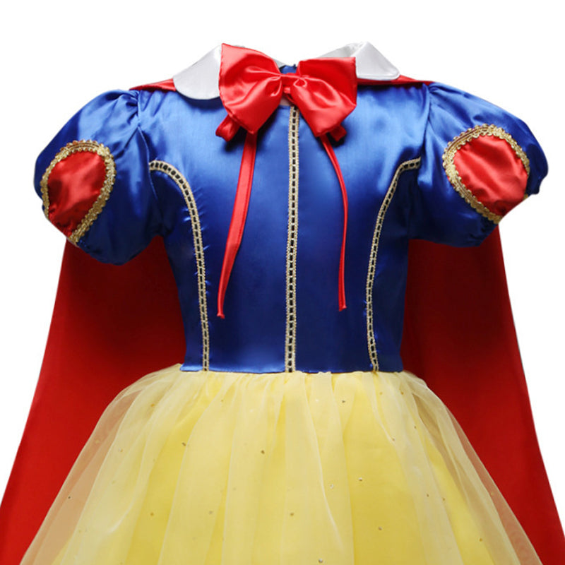 Vestido de princesa con luces para niñas, disfraz de princesa con luces LED y accesorios para fiestas