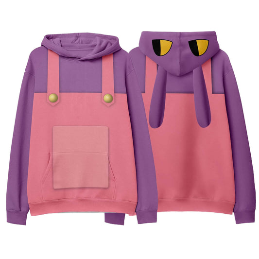 Adult Jax Hoodie Rabbit Jax Long Ear Sweatshirt with Plus Size for Women Men