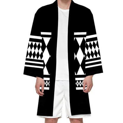 Unisex Ryuguji Manjiro Costume Manga Cosplay Kimono Long Cardigan Coat