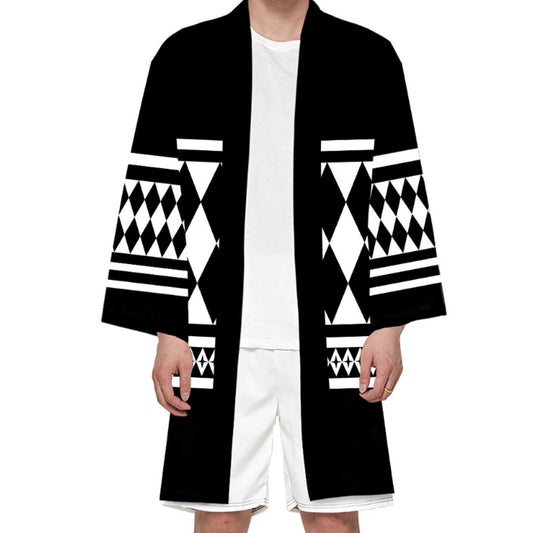 Unisex Ryuguji Manjiro Costume Manga Cosplay Kimono Long Cardigan Coat