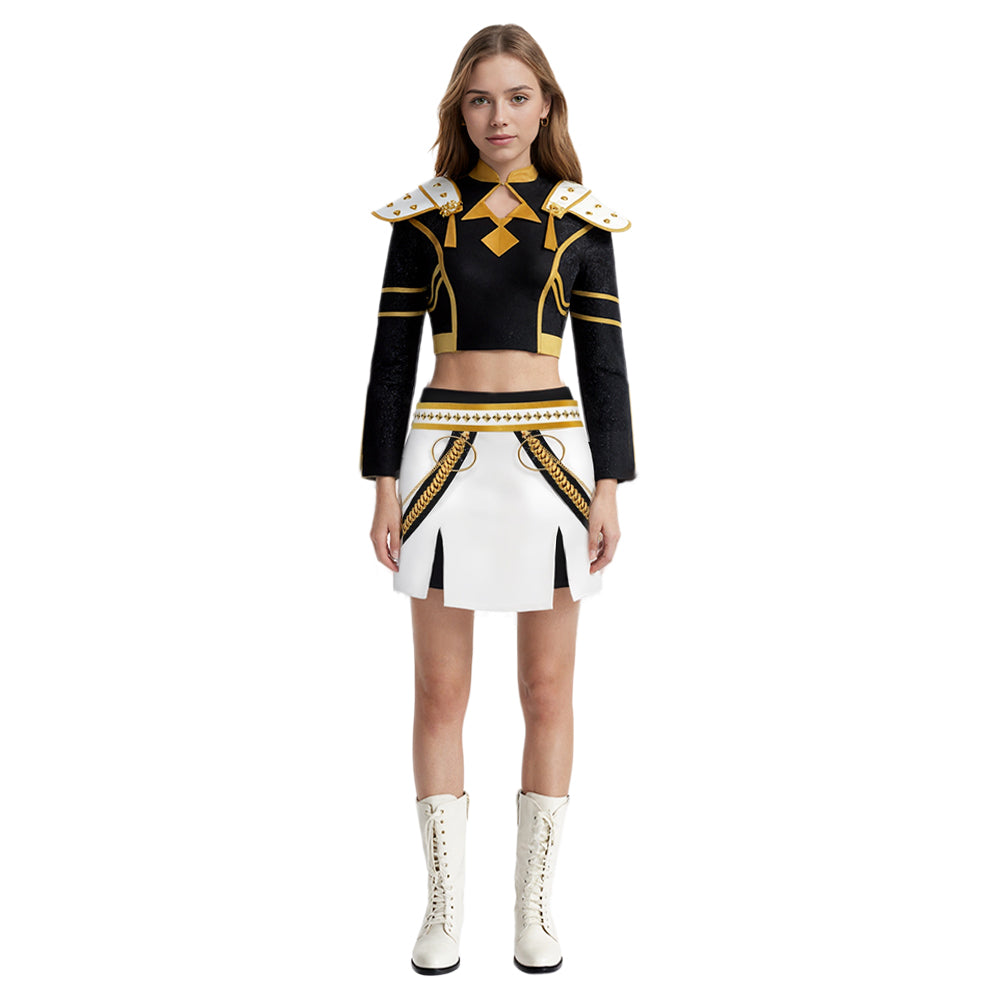 Black Zoey Costume Golden Stage Performance Oufit For Party Cosplay and Halloween Cosplay