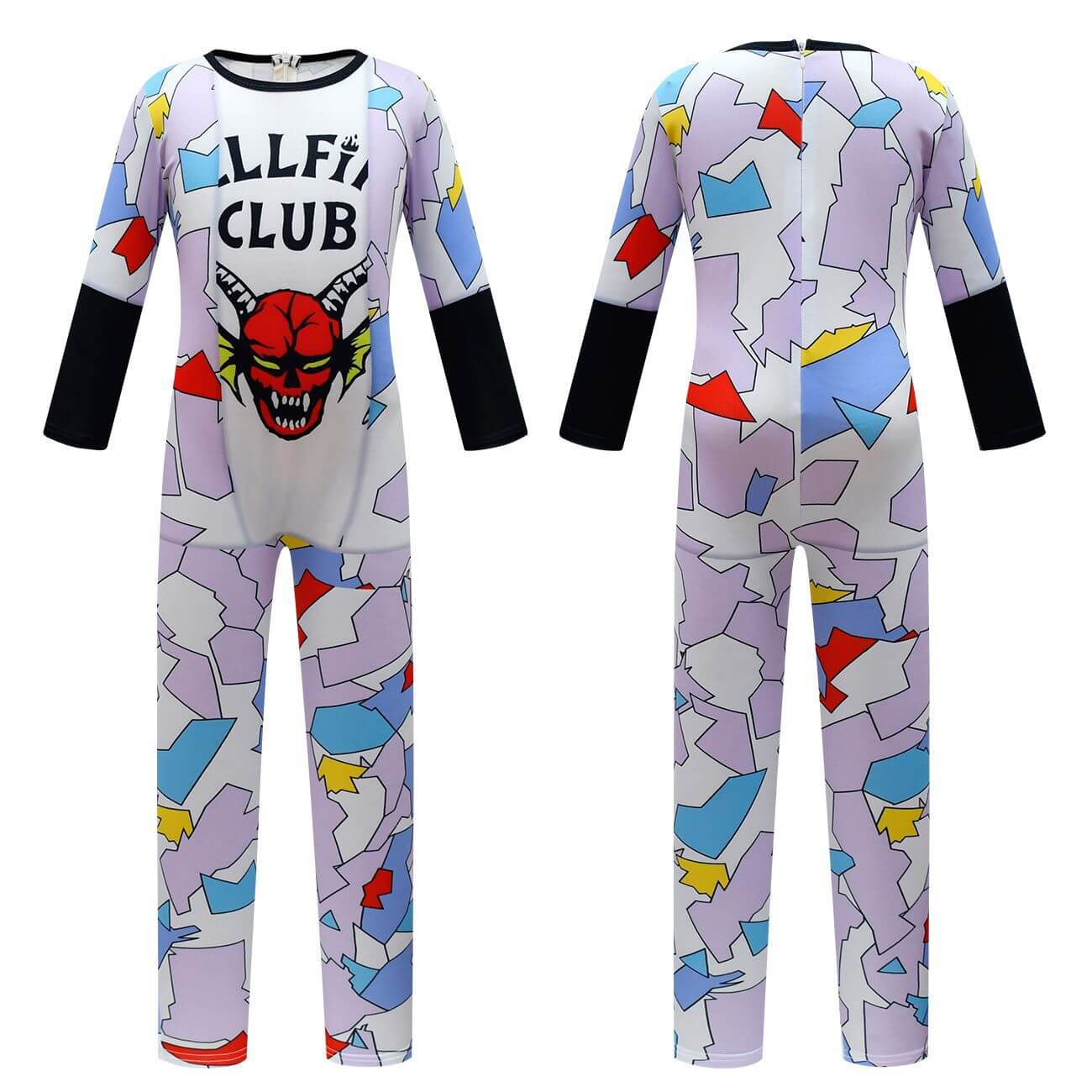 Pijama con disfraz de Demogorgon de Hellfire Club de Stranger Things para niños y niñas, ideal para Halloween y cosplay