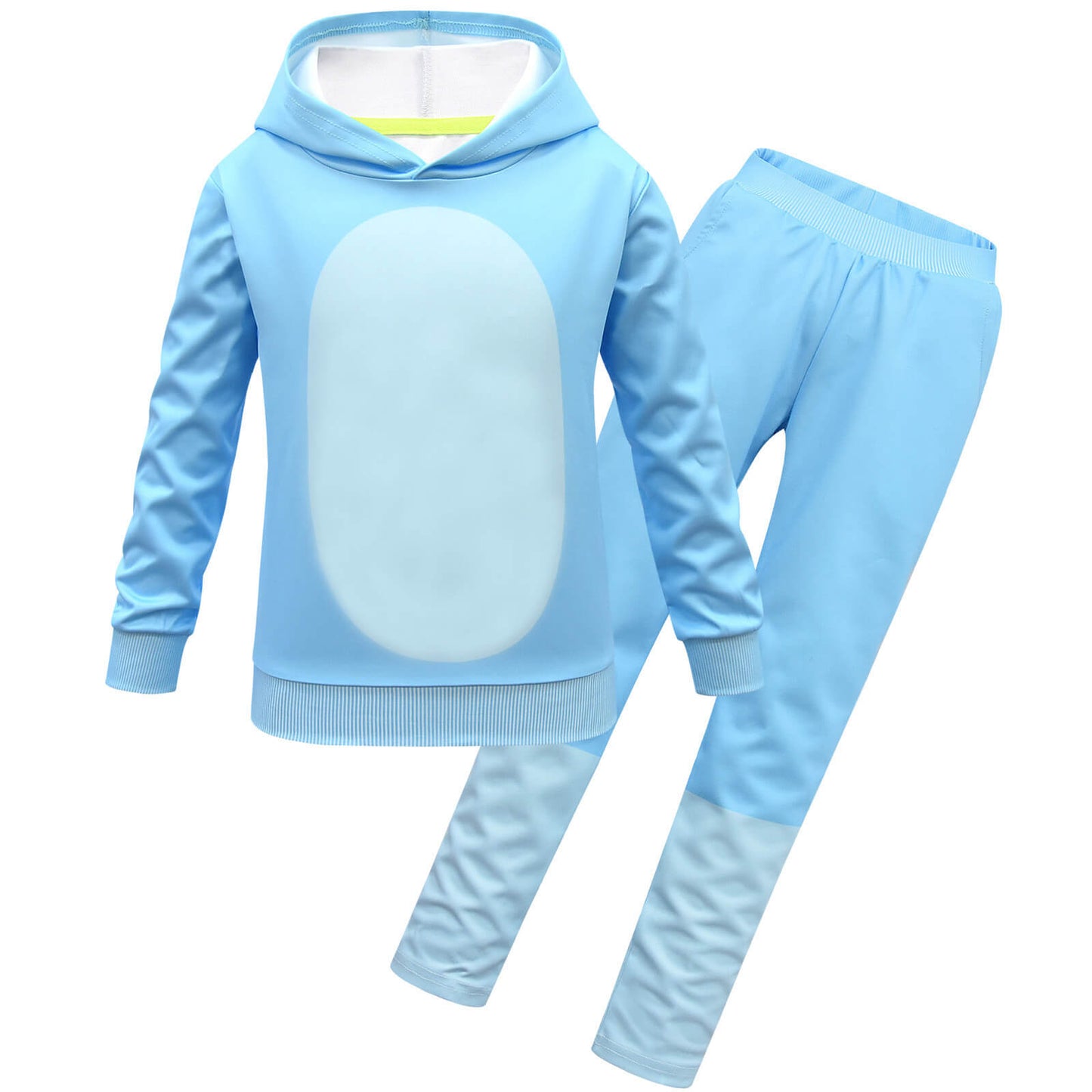 Enfants Costume Dessin Animé à Capuche et Pantalon 2 Pièces Ensemble Complet Sweat-shirt à Manches Longues et Pantalon pour Garçons Filles