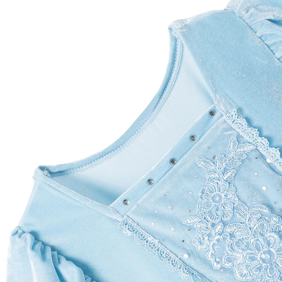 Vestido de Cenicienta para Niñas Vestido de Cumpleaños de Fiesta Disfraz de Princesa Disfraces de Halloween