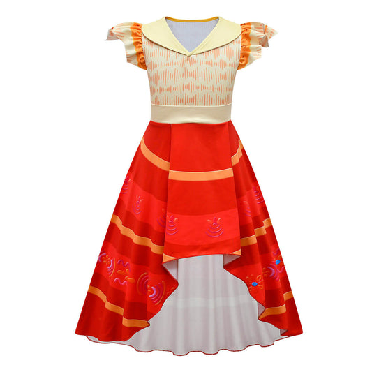 Girls Dolores Madrigal Costume Dress Princess Performance Dresses Halloween Cosplay Outfit