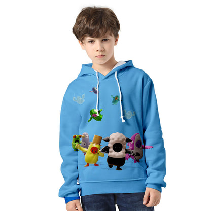 Kids and Teens Fall Guys Hoodie Ultimate Knockout Fall Guys Video Game Sweatshirt