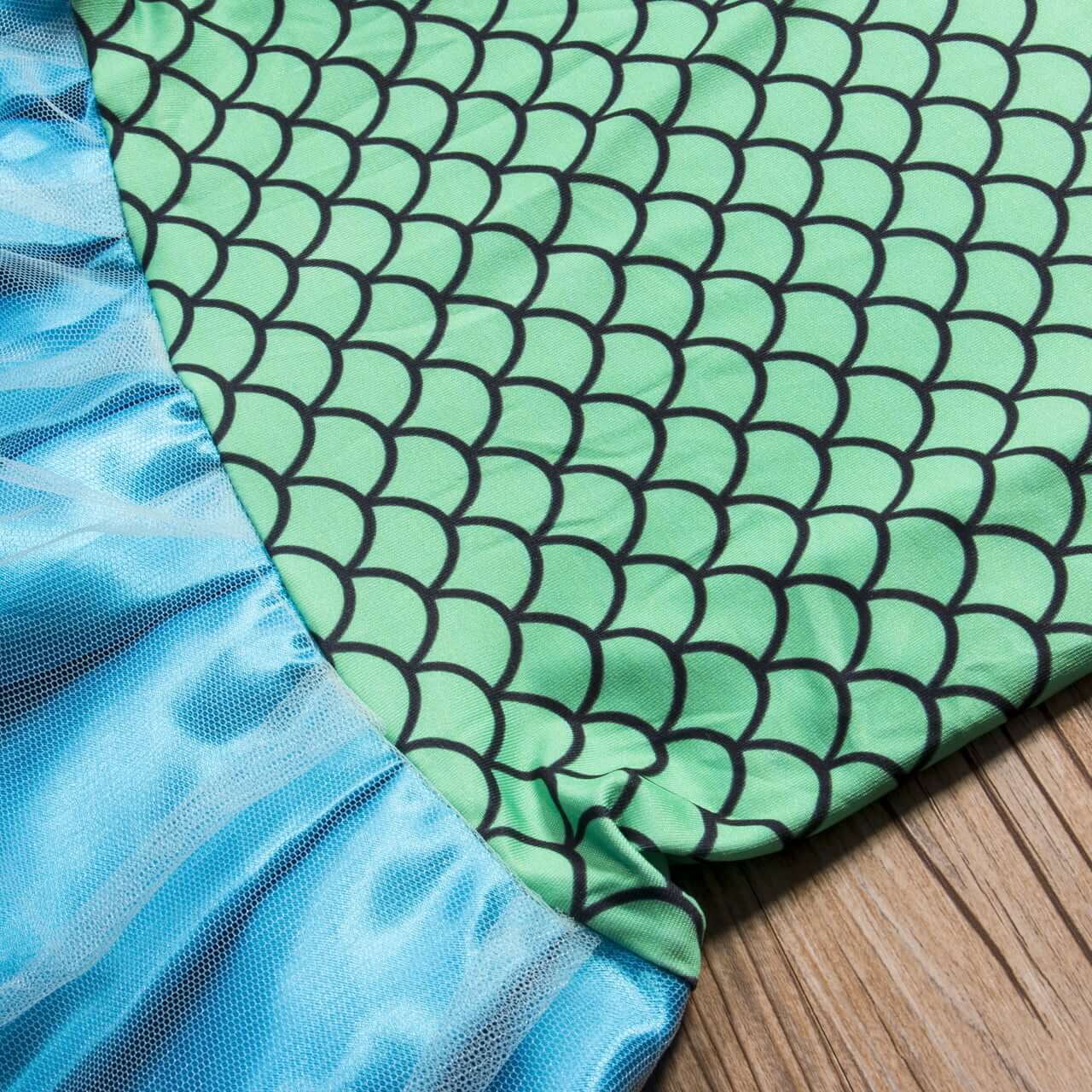 Robe d'été Petite Sirène - Robe scintillante de sirène pour fille - Déguisement de princesse de fête