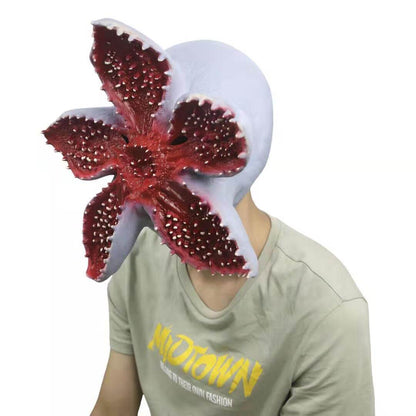 Casque de monstre Demogorgon Halloween Stranger Chapeau de costume Cosplay en latex